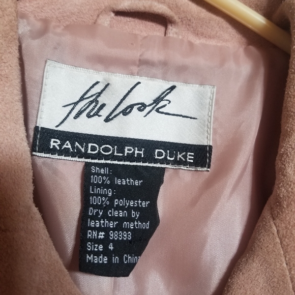 Dusty Rose Suede Jacket - Picture 5 of 10